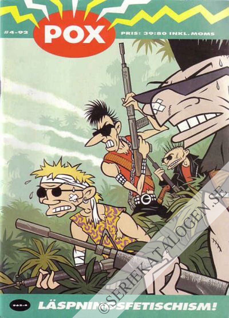 Framsida på Pox #4 (1992)