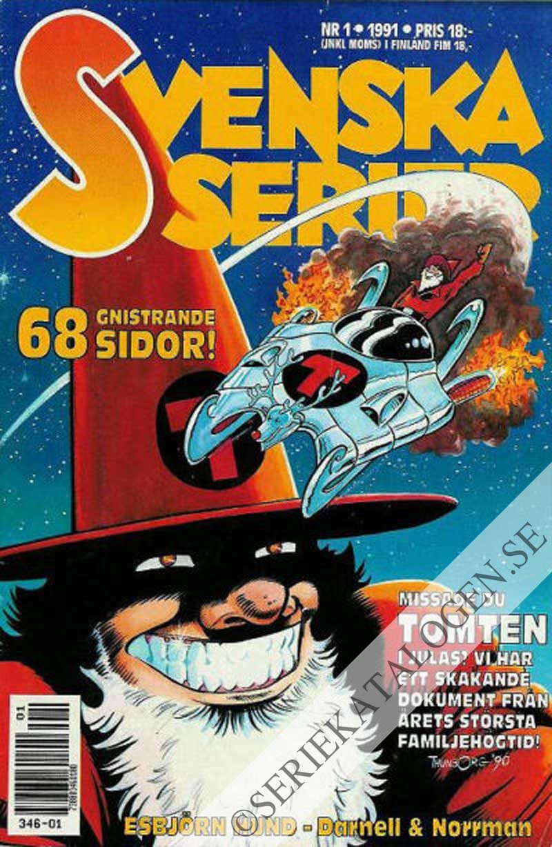Framsida på Svenska serier #1 (1991)