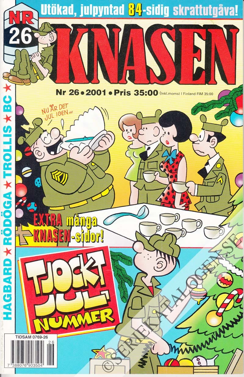 Framsida på Knasen #26 (2001)