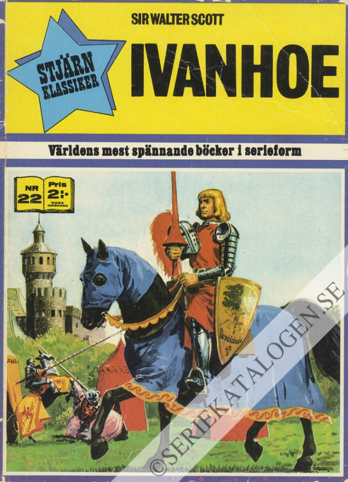 Framsida på Stjärnklassiker #22 - Ivanhoe (1971)