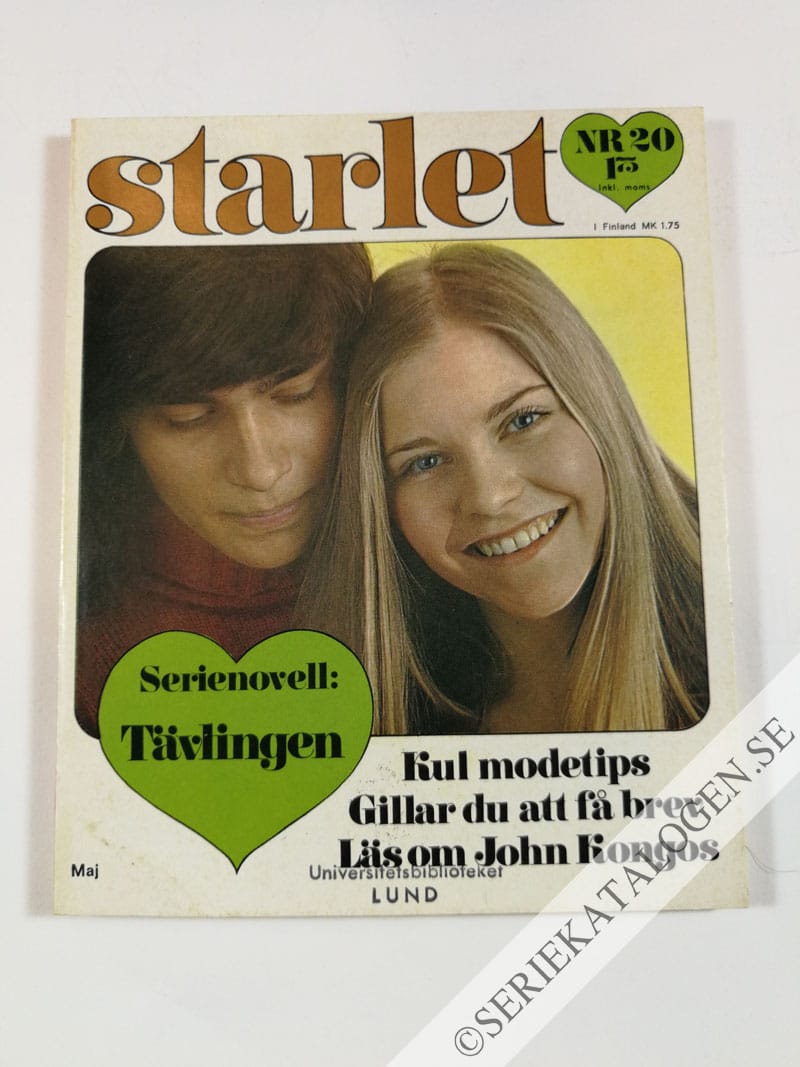 Framsida på Starlet #20 (1972)