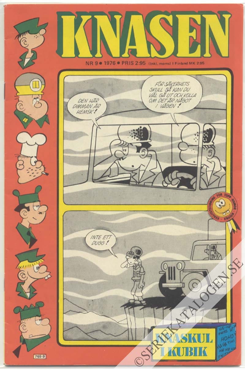 Framsida på Knasen #9 (1976)