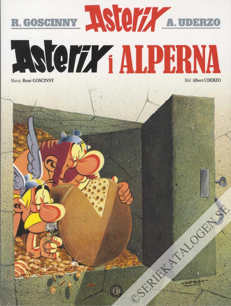 Framsida på Asterix i Alperna (2018)