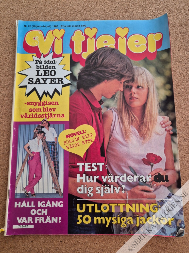Framsida på Vi tjejer #12 (1980)