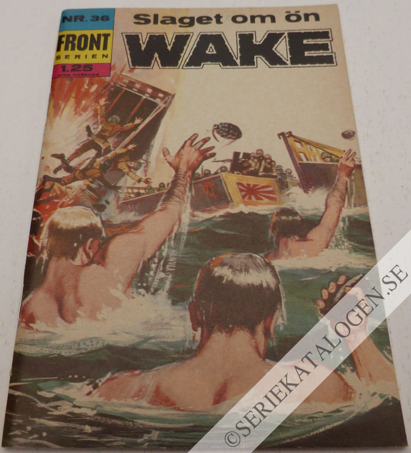 Framsida på Frontserien Slaget vid ön Wake (1967)