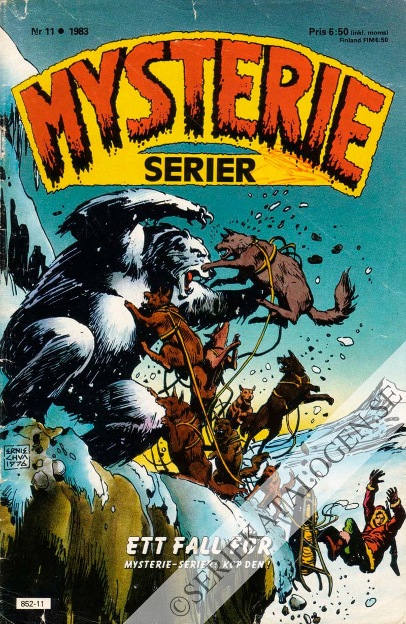 Framsida på Mysterieserier #11 (1983)