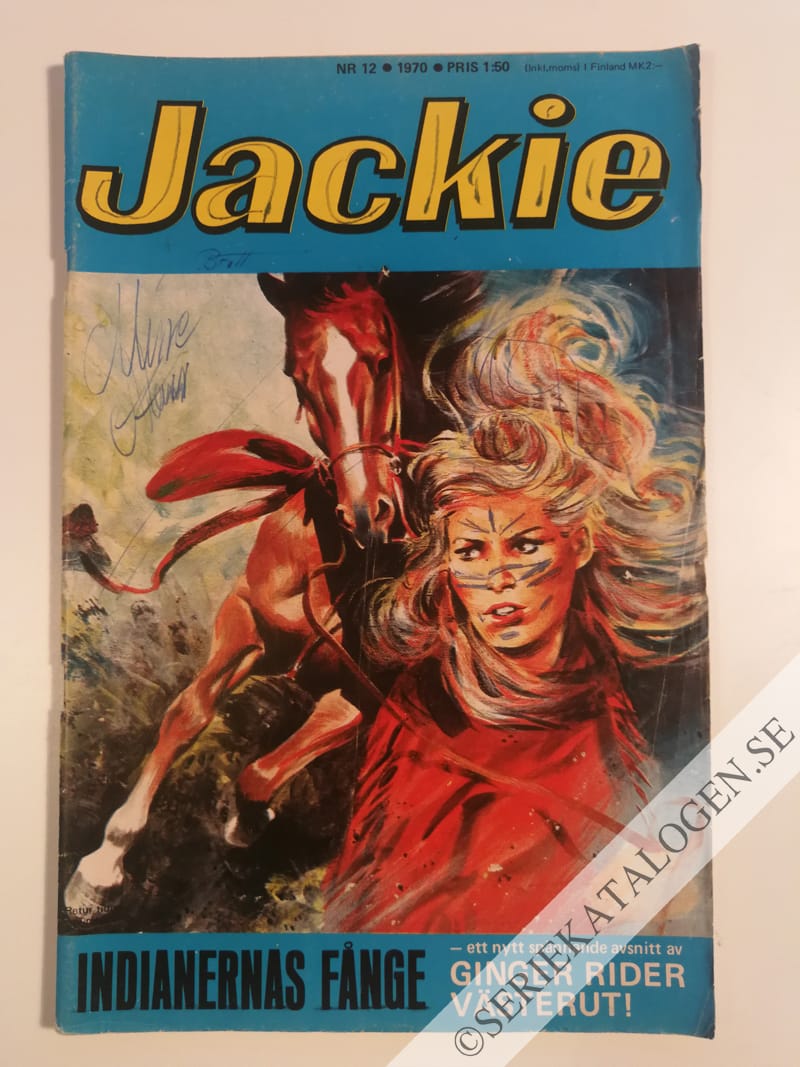 Framsida på Jackie #12 (1970)