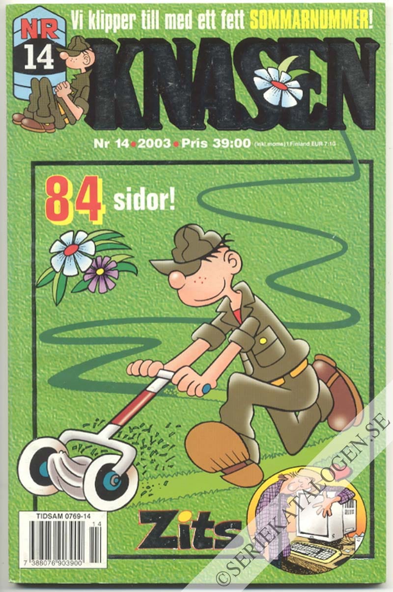 Framsida på Knasen #14 (2003)
