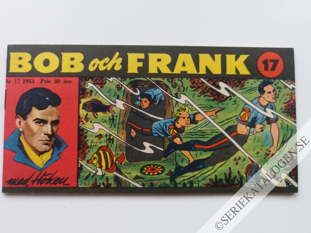 Framsida på Bob och Frank #17 (1954)
