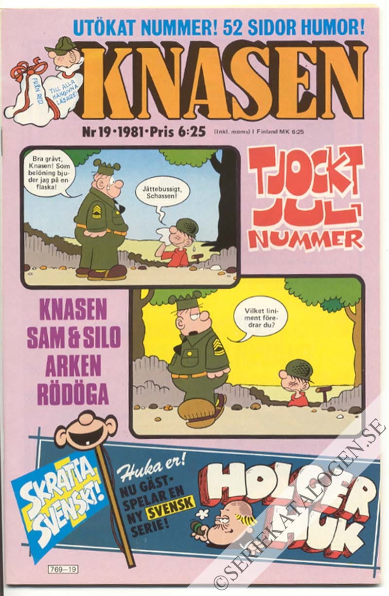 Framsida på Knasen #19 (1981)