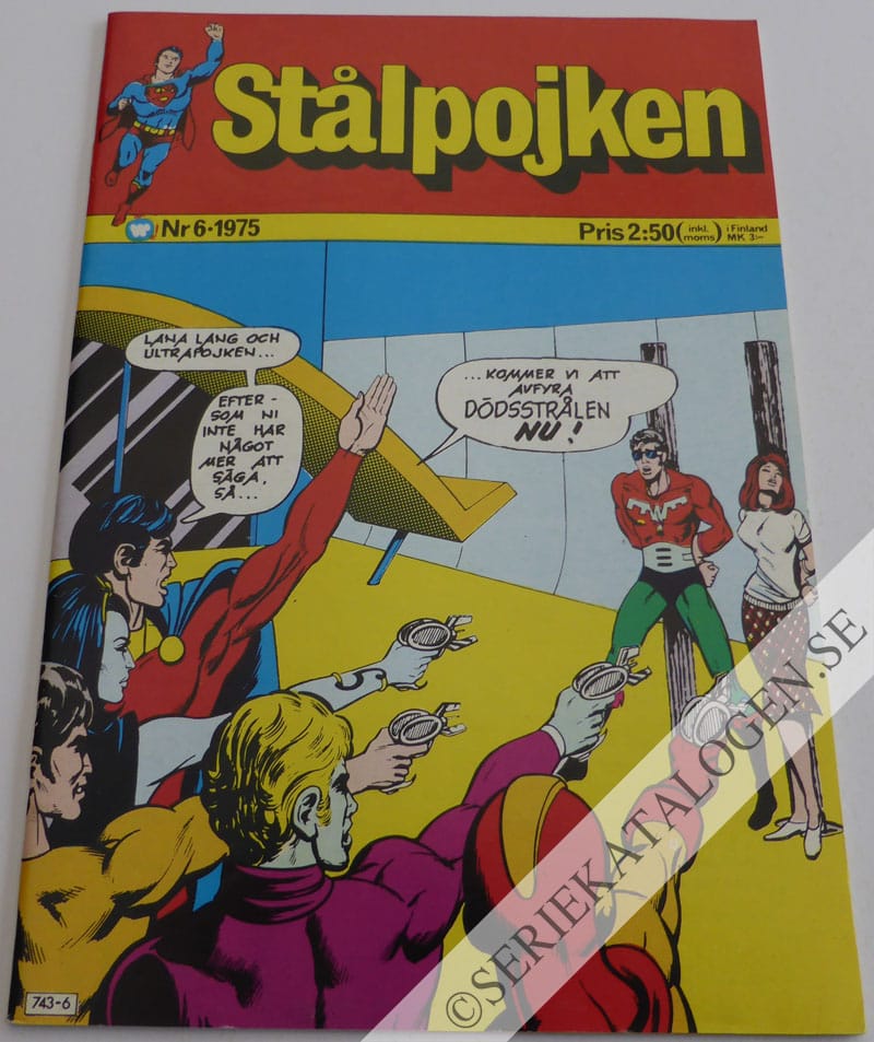Framsida på Stålpojken #6 (1975)