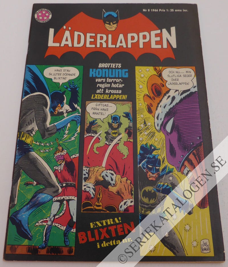 Framsida på Läderlappen och Robin #8 (1966)
