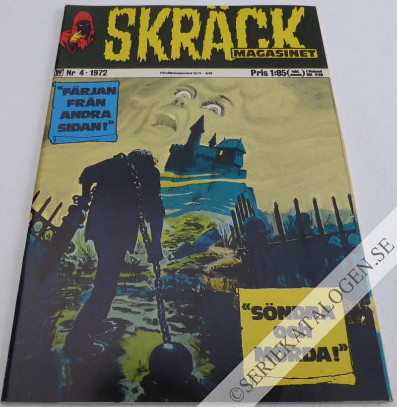 Framsida på Skräckmagasinet #4 (1972)
