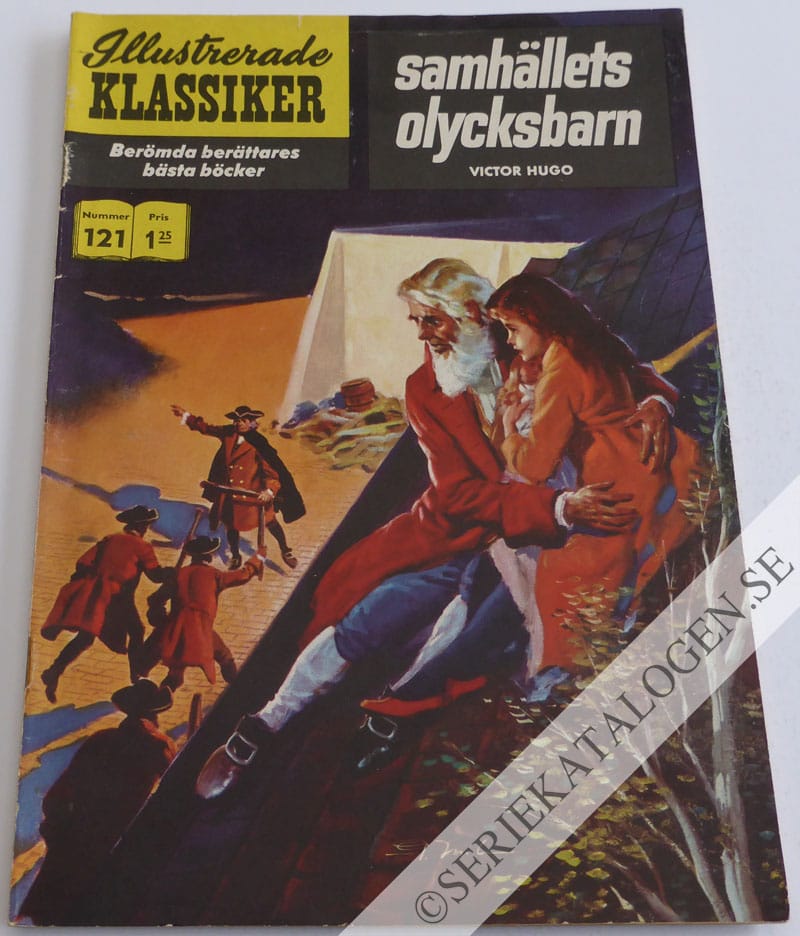 Framsida på Illustrerade Klassiker #121 - Samhällets olycksbarn (1960)