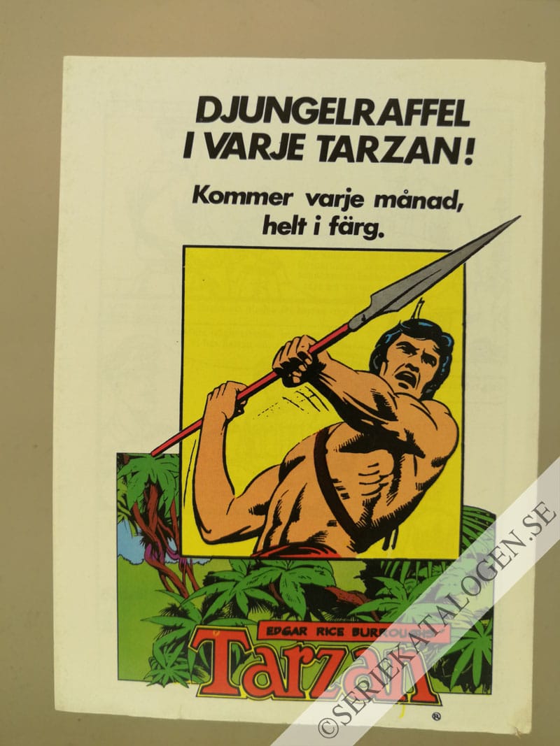 Baksida på Ökenkriget (1985)