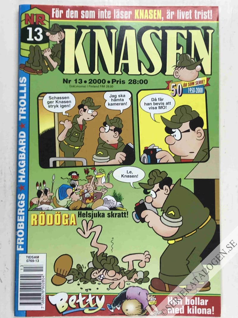 Framsida på Knasen #13 (2000)