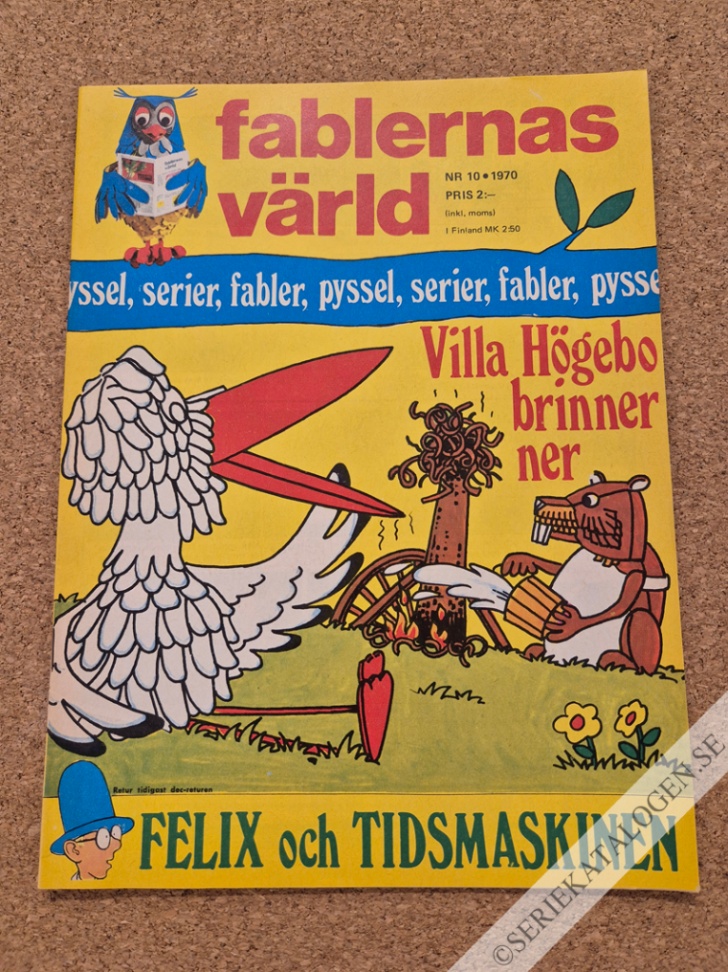 Framsida på Fablernas värld #10 (1970)