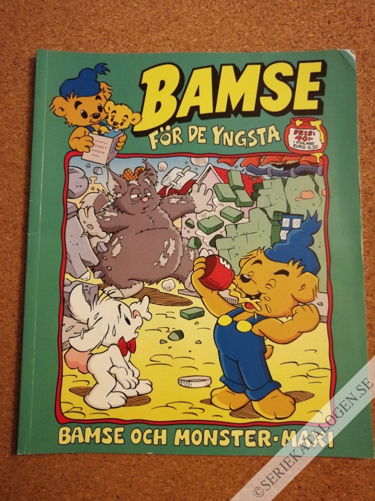 Framsida på Bamse för de yngsta #3 - Bamse och Monster-Maxi (2022)
