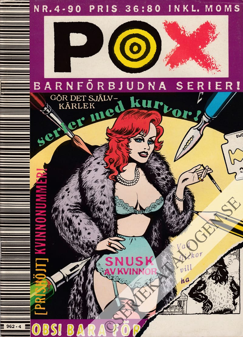 Framsida på Pox #4 (1990)