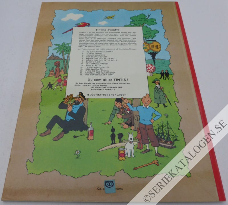 Baksida på Det sönderslagna örat (1971)