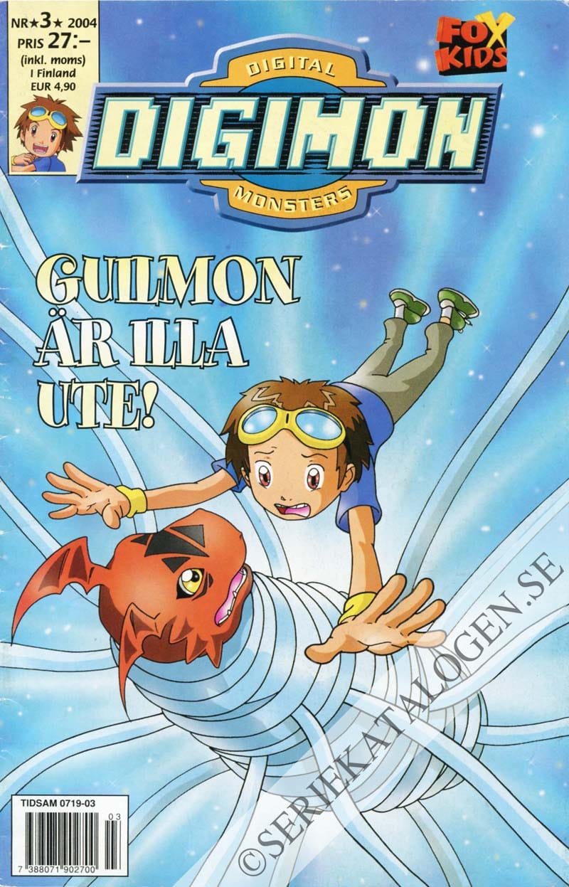 Framsida på Digimon - digital monsters #3 (2004)