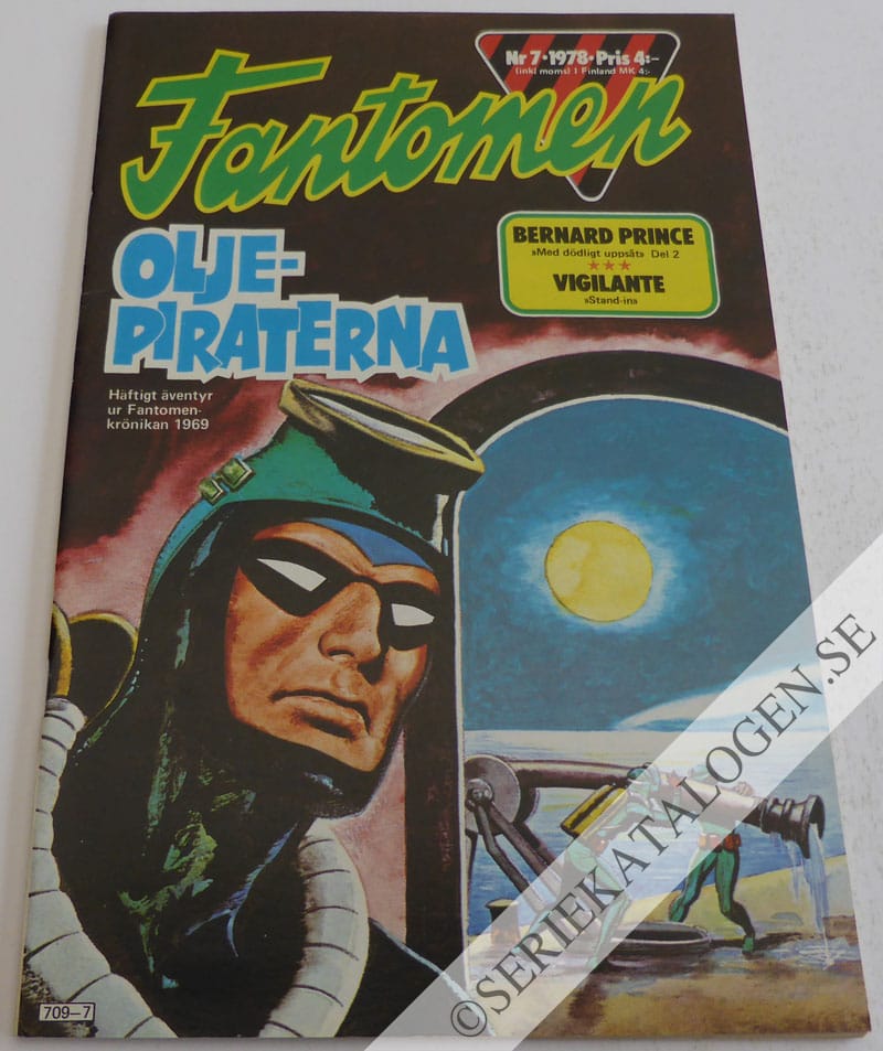 Framsida på Fantomen #7 (1978)