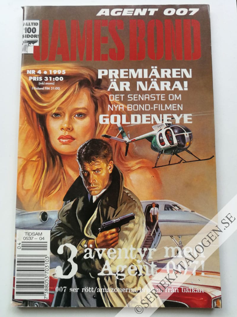 Framsida på James Bond agent 007 #4 (1995)