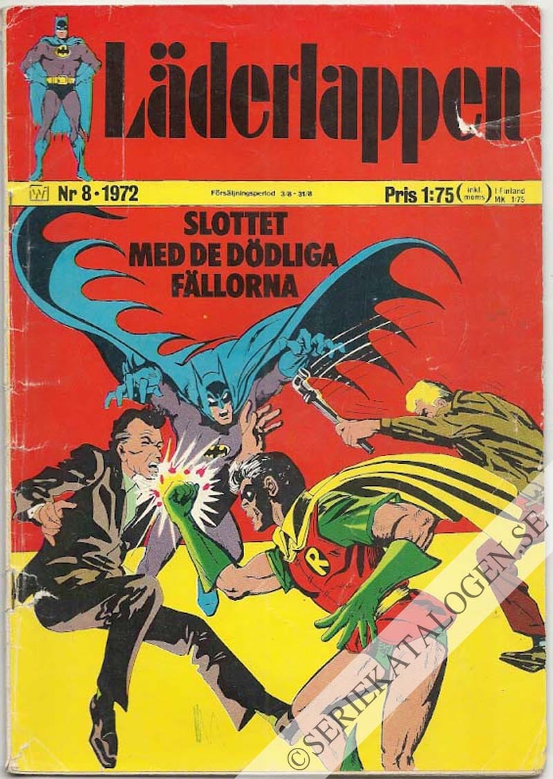 Framsida på Läderlappen och Robin #8 (1972)