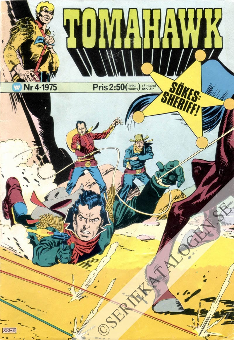 Framsida på Tomahawk #4 (1975)