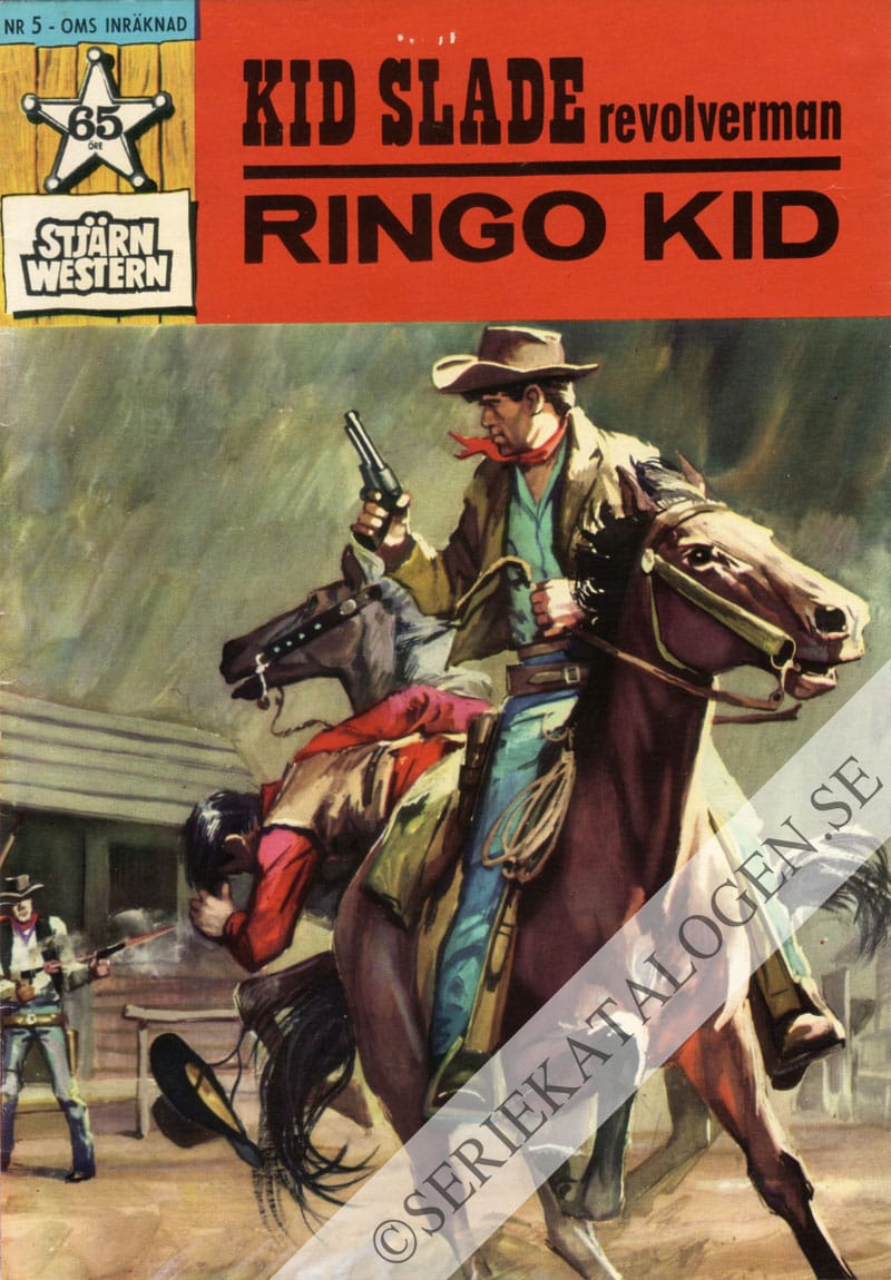 Framsida på Stjärnwestern Kid Slade - revolverman / Ringo Kid (1964)