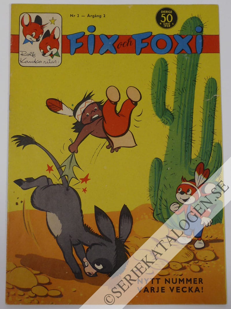 Framsida på Fix och Foxi #2 (1959)