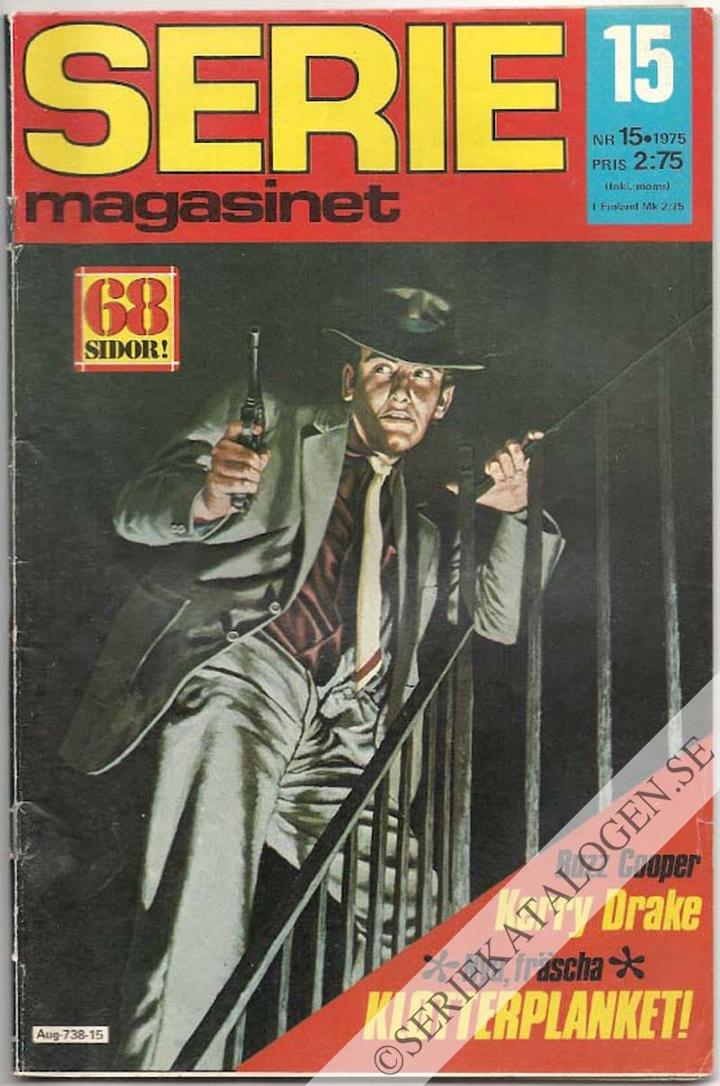 Framsida på Seriemagasinet #15 (1975)