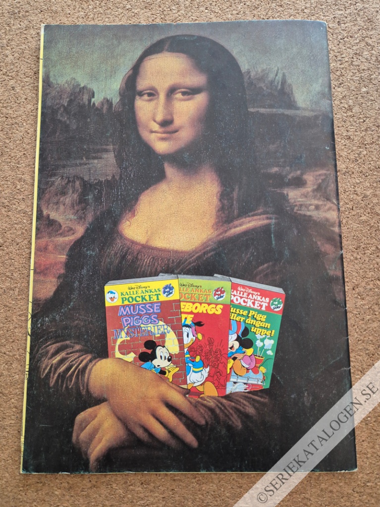 Baksida på Långben & Mona Lisa (1983)