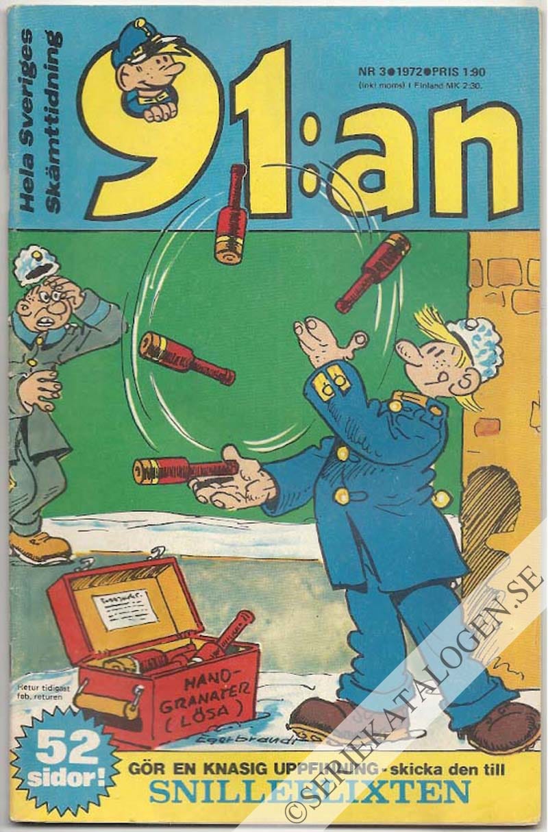 Framsida på 91:an #3 (1972)