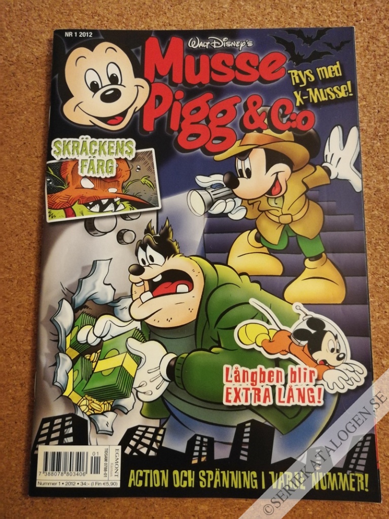 Framsida på Musse Pigg & C:o #1 (2012)