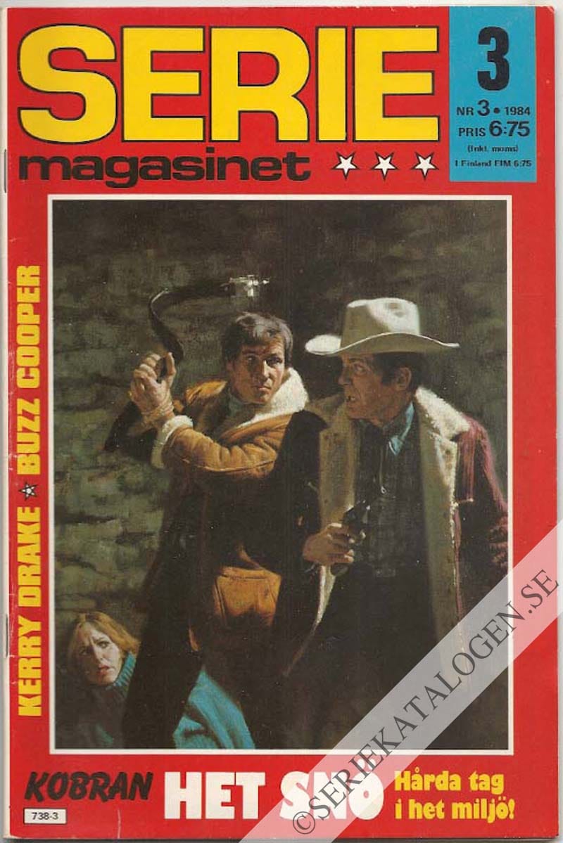 Framsida på Seriemagasinet #3 (1984)