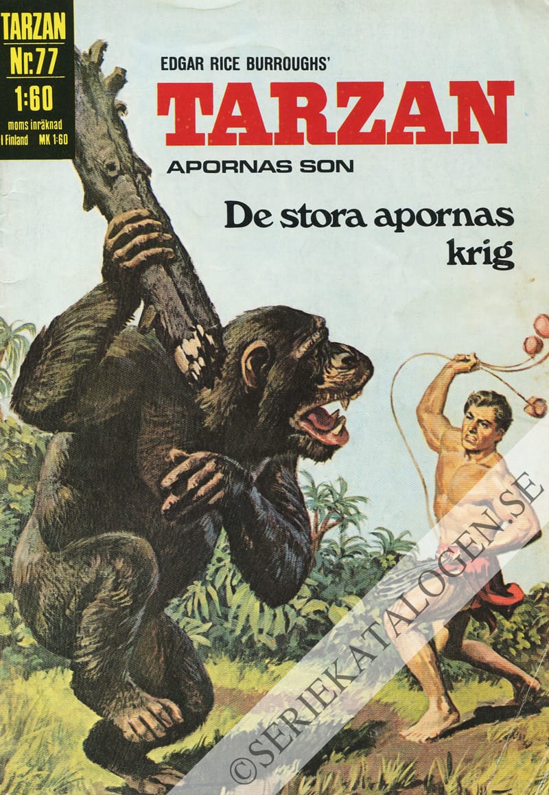 Framsida på Tarzan #77 (1971)