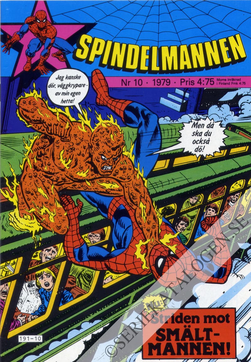 Framsida på Spindelmannen #10 (1979)