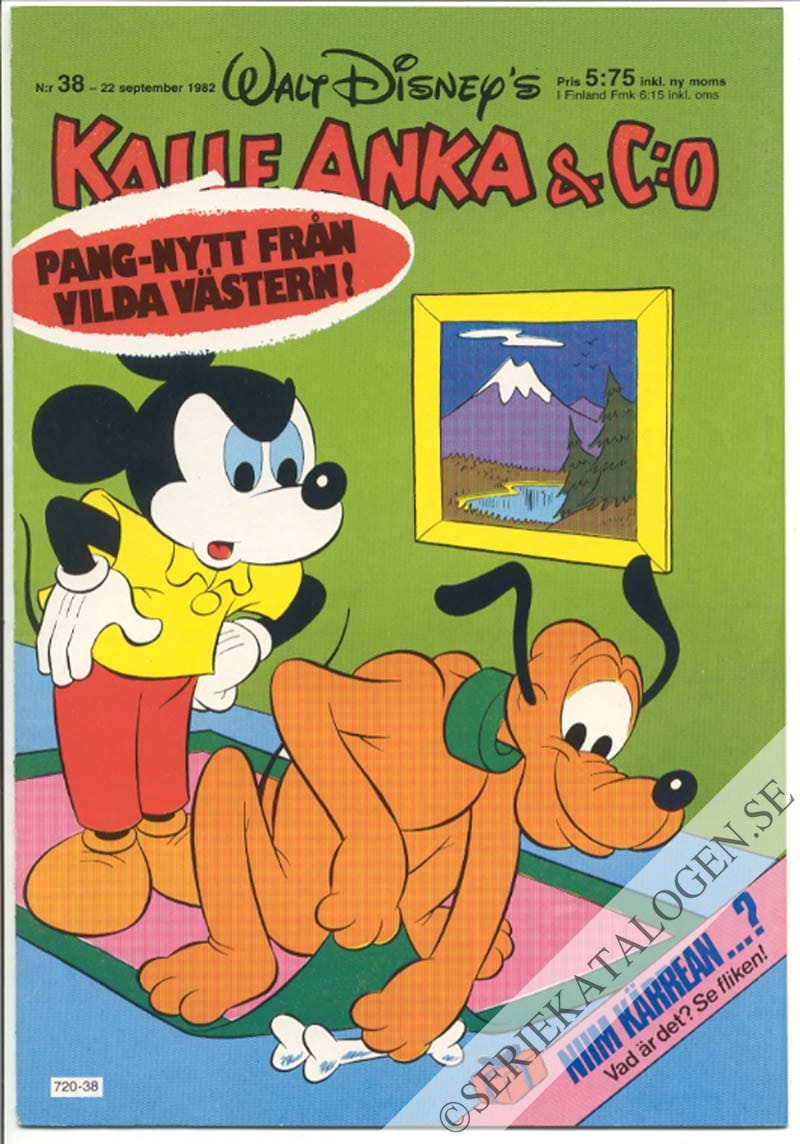 Framsida på Kalle Anka & C:o #38 (1982)