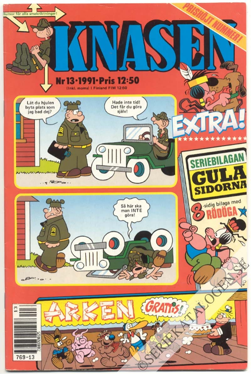 Framsida på Knasen #13 (1991)