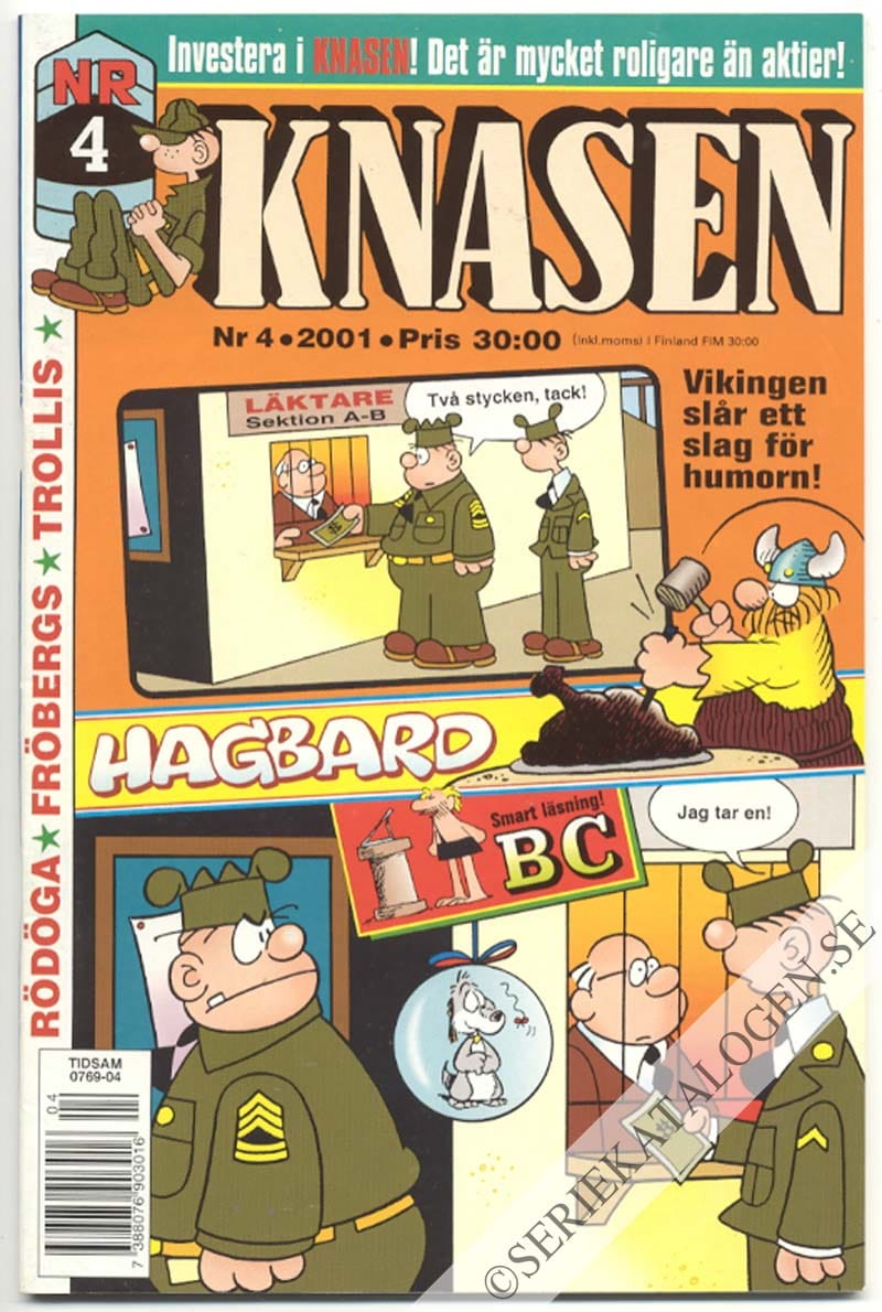 Framsida på Knasen #4 (2001)