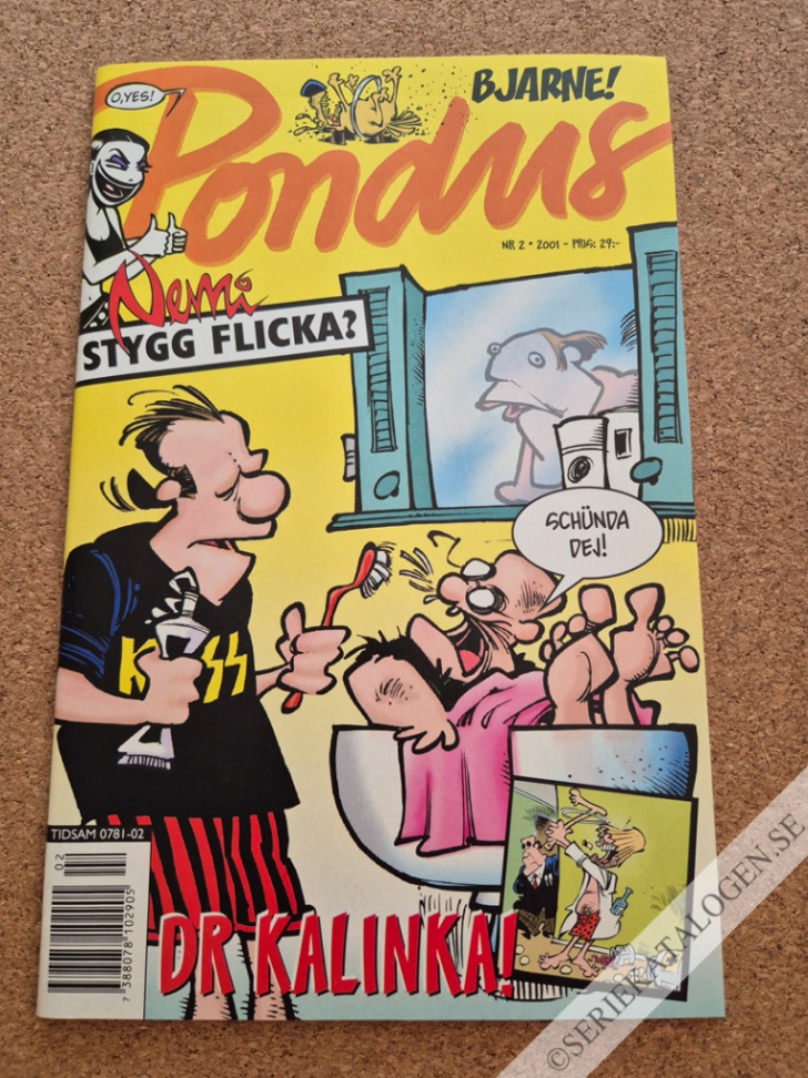 Framsida på Pondus #2 (2001)