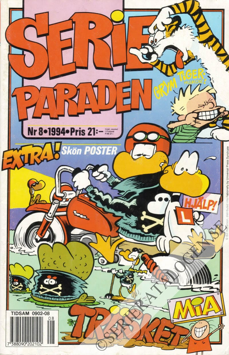 Framsida på Serie-paraden #8 (1994)