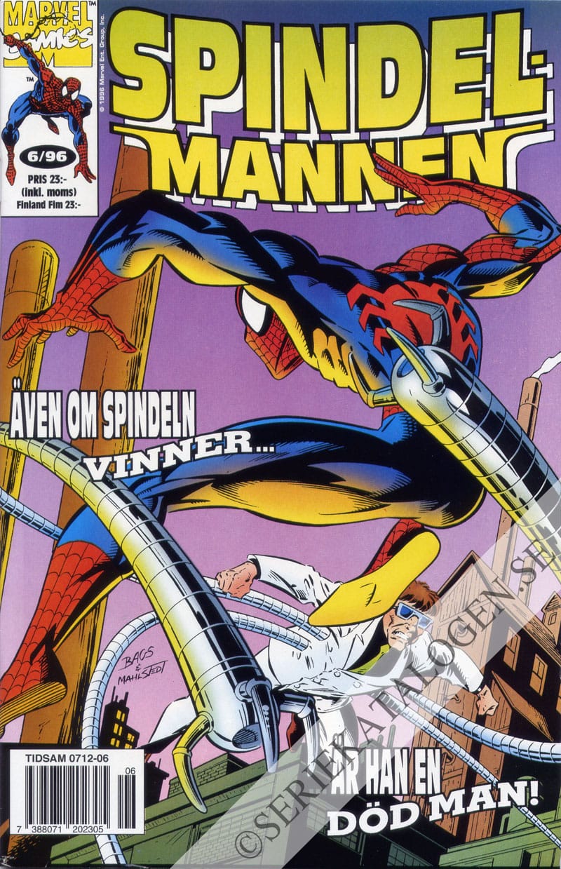 Framsida på Spindelmannen #6 (1996)