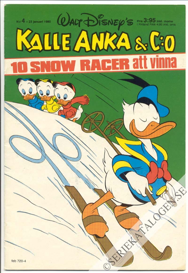 Framsida på Kalle Anka & C:o #4 (1980)