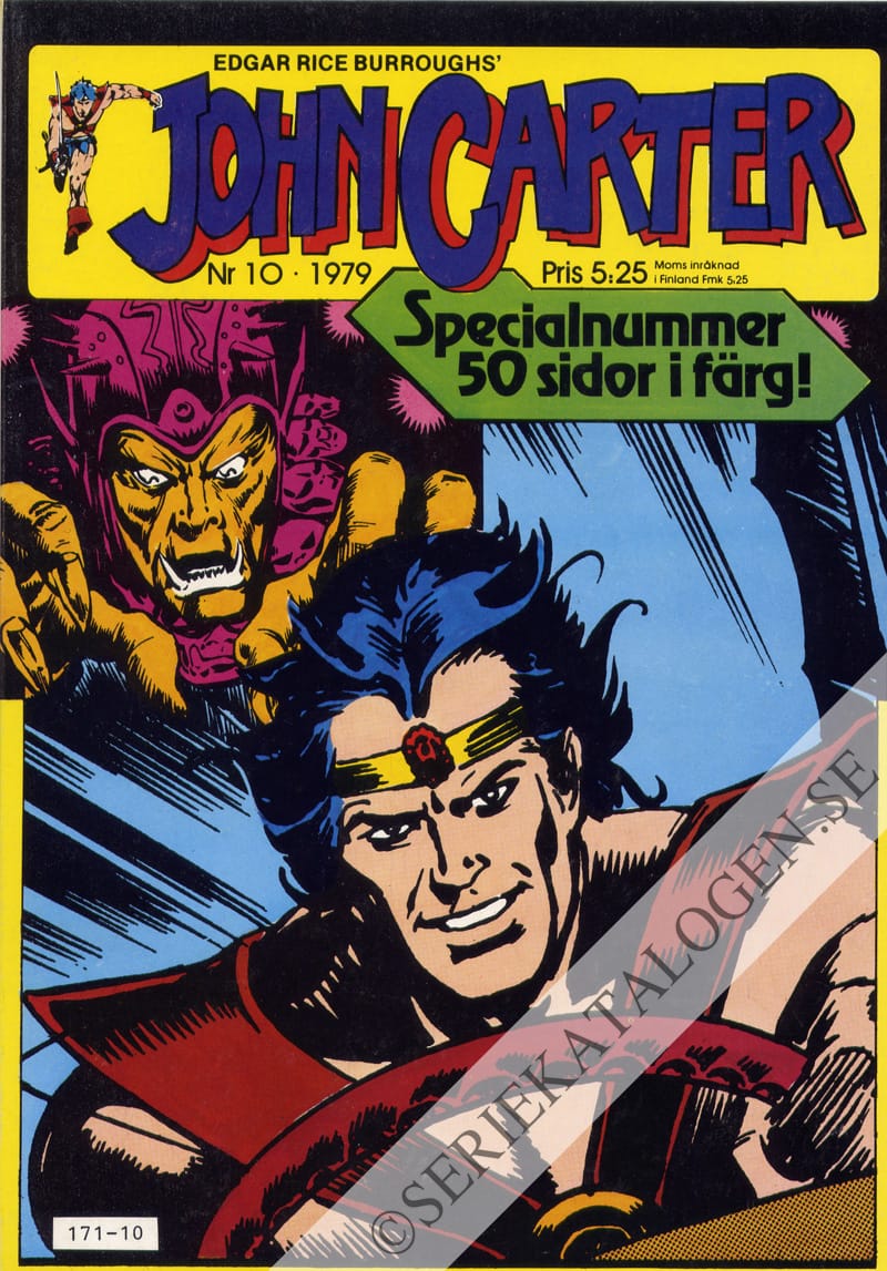 Framsida på John Carter #10 (1979)