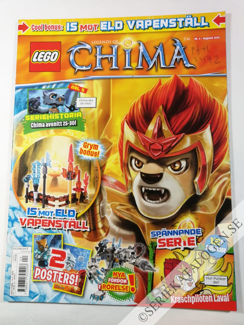 Framsida på Legends of Chima #4 (2015)