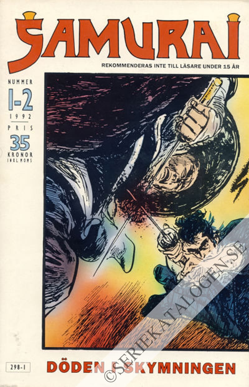 Framsida på Samurai #1-2 (1992)