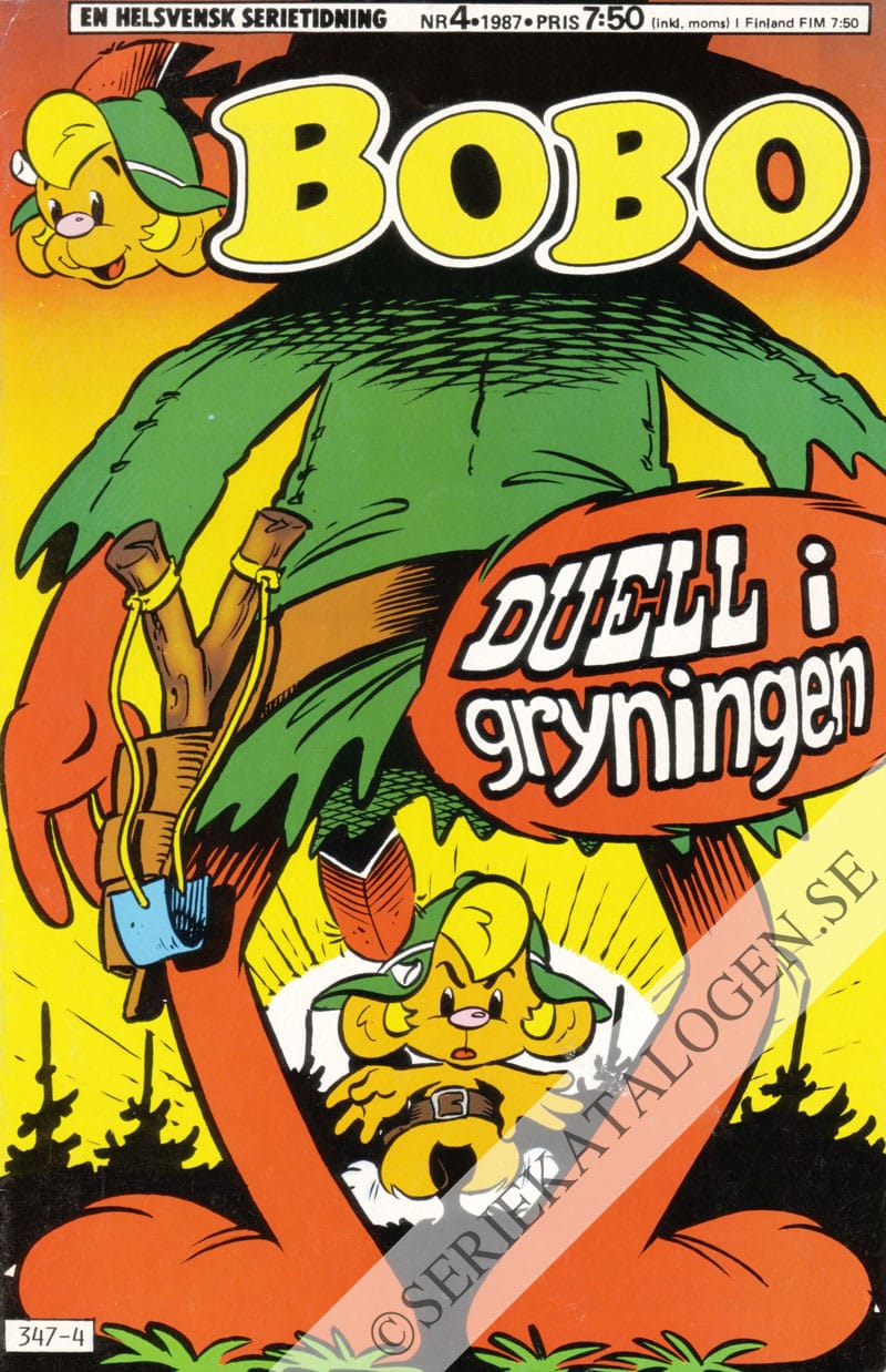 Framsida på Bobo #4 (1987)