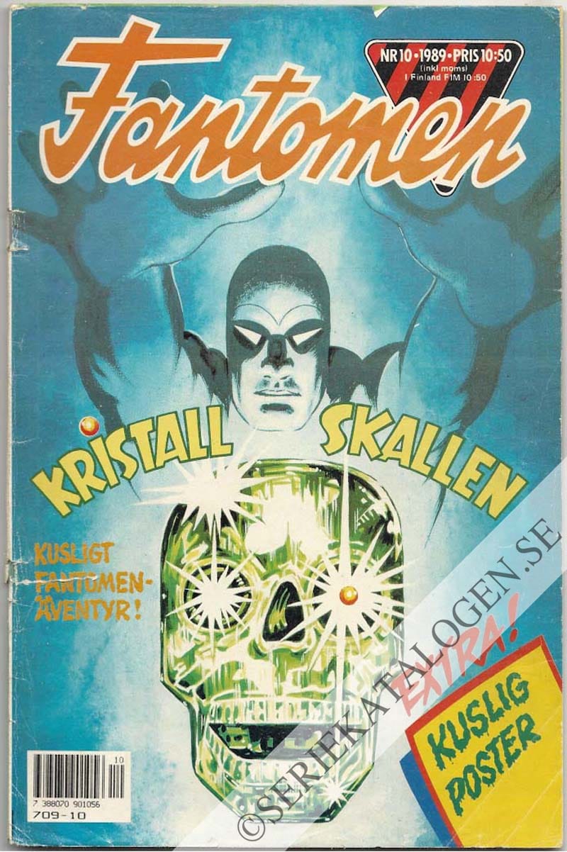 Framsida på Fantomen #10 (1989)